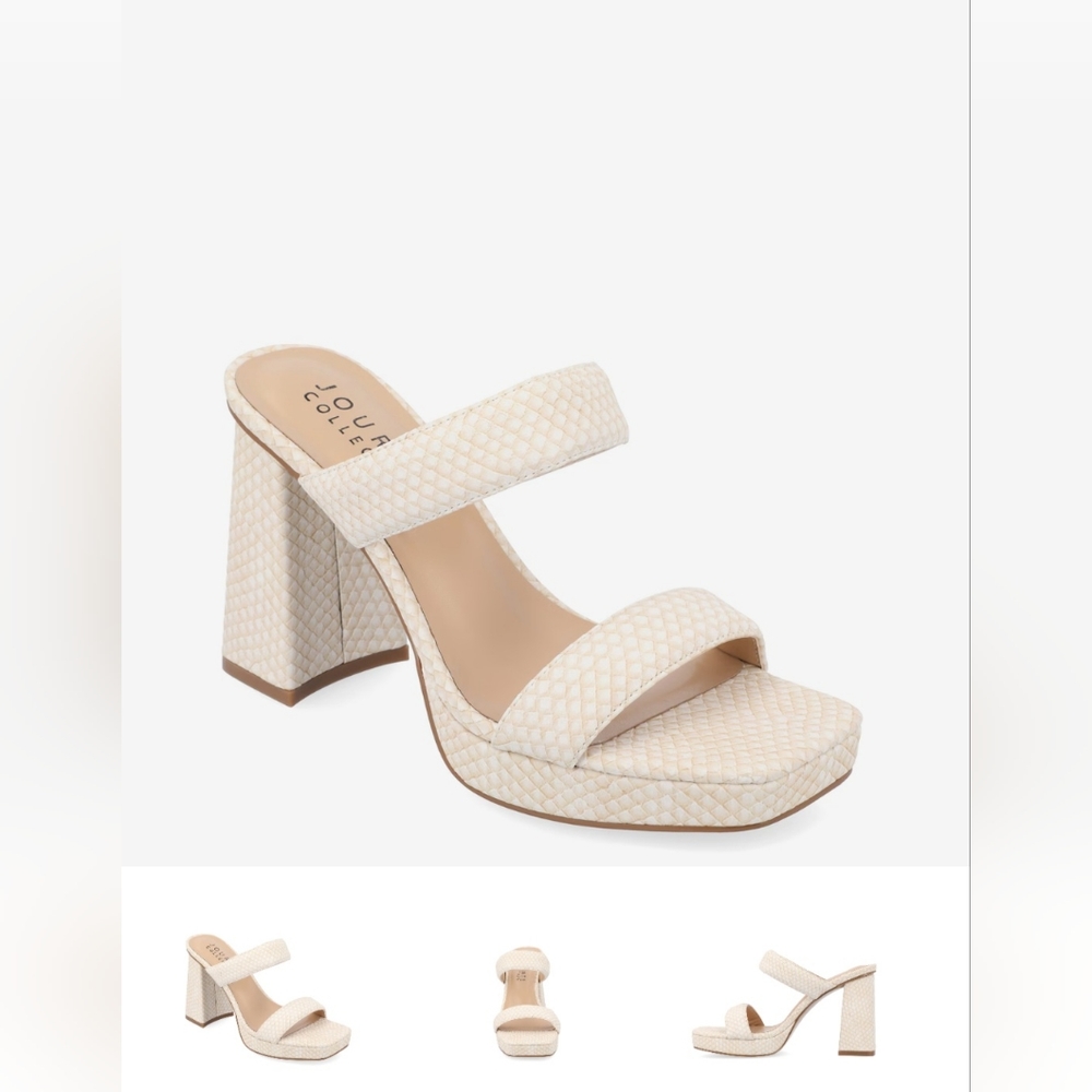 Journee Collection Jaell platform sandal
